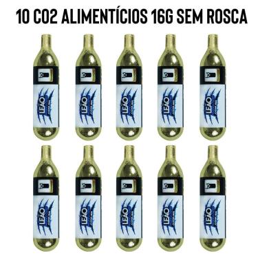 Imagem de 10 Capsulas Co2 Alimenticio 16g Chopp Chopeira Benmax Philco