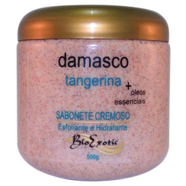 Imagem de Sabonete Cremoso Esfoliante E Hidratante Com Damasco, Tangerina E Óleo
