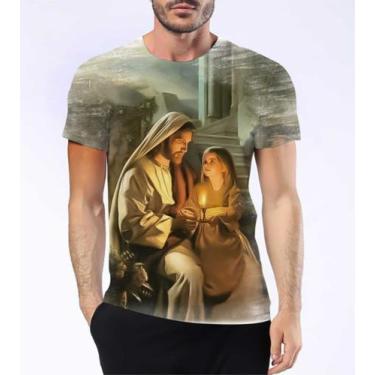Imagem de Camisa Camiseta Jesus Cristo Messias Deus Cristão Cruz Hd 5 - Estilo K