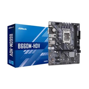 Imagem de ASRock Placa mãe B660M MicroATX B660M-HDV Intel B660 Series CPU (LGA1700) Compatível