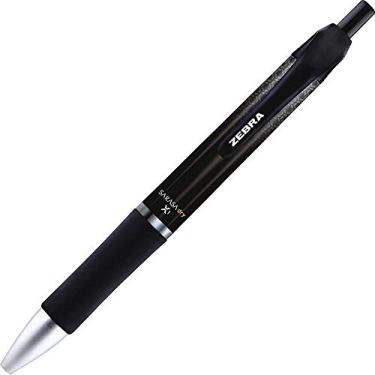 Imagem de Zebra Sarasa Dry X1 Retractable Gel Pens, Medium Point, 0.7 mm, Black Barrel, Black Ink, Pack of 12 Pens