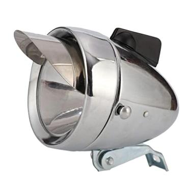 Imagem de Fancyes 1 led clássico legal / farol retro frente do vintage luz da equitação segurança nevoeiro cabeça lâmpada , Prata
