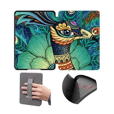 Imagem de Capa macia para Kindle Basic (apenas para 10ª geração de 2019, modelo J9G29R) com Auto Wake/Sleep, capa de silicone com design de alça de mão