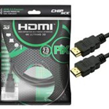 Imagem de Cabo HDMI 2.0 - 4K Ultra HD - Blindado - 3 metros - PIX 018-2223