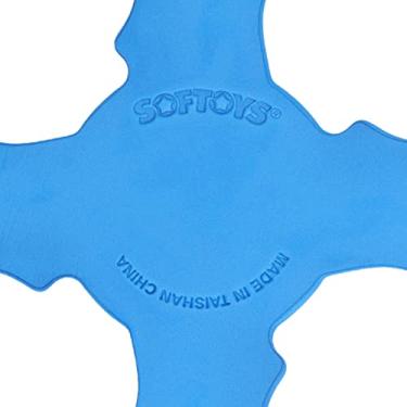 Imagem de Brinquedo voador EVA Cross Boomerang Boomerang Brinquedo para Pais Crianças Brinquedo ao Ar Livre Brinquedo para Crianças Presente(Azul)