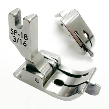 Imagem de Pé Calcador Maquina Reta Industrial Pesponto Com Guia Sp18 3/16 Lado Direito Maquinas Eletrônicas convencionais