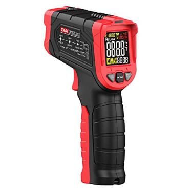 Imagem de Tingpai Termômetro inf vermelho inf vermelho sem contato Testador de tempe tu portátil 12: 1 pirômetro LCD colorido com luz de fundo centíg da Fahrenheit -50 ～ 680 ℃ (-58 ～ 1256 ℉)
