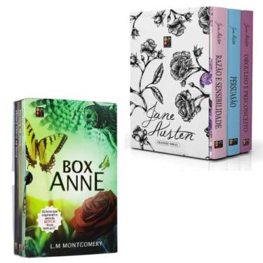 Imagem de Kit Com 2 Boxes - Jane Austen Com 3 Livros + Box Anne De Green Gables
