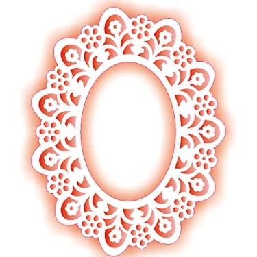 Imagem de Stencil de Acetato para Pintura OPA 15 x 20 cm - 2042 Negativo Moldura Renda