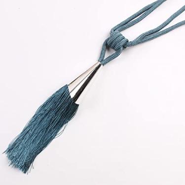 Imagem de Suportes de cortina Luxuoso e simples fivela de cortina de metal corda pendurada bola pendurada borla, T3,4 pcs