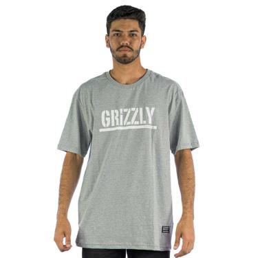 Imagem de Camiseta grizzly stamp tee - V23GRC02 heather grey