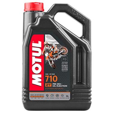 Imagem de Motul Óleo de pré-mistura totalmente sintético 710 2T 2 tempos 4 litros (104035)