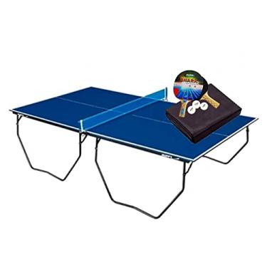 Imagem de MESA PING PONG 15mm MDP KLOPF 1007 + KIT Raquetes e Bolinhas 5055 + Capa Impermeável