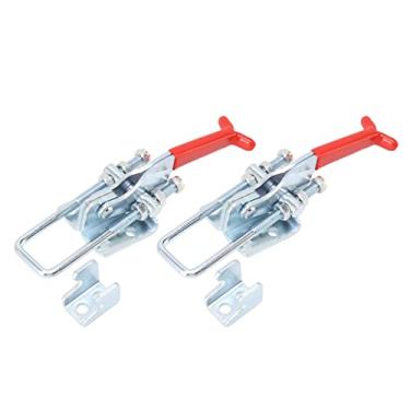 Imagem de 2 PCS Braçadeira Articulada U Dag Ferro Galvanização Serviço Pesado Braçadeira de Liberação Rápida para Armários de Ferro Fino Portas Caixas Trator