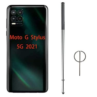 Imagem de Caneta de reposição preta para Moto G Stylus 5G LCD Touch Pen Part para Motorola Moto g Stylus 5G All Verison Touch Pen com 1 peça de pino de ejeção