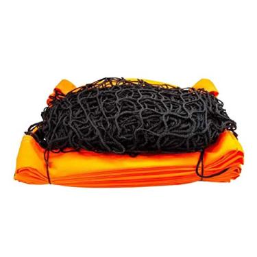 Imagem de Rede Beach Tennis Oficial 4 faixas Laranja Poliéster 1,5mm