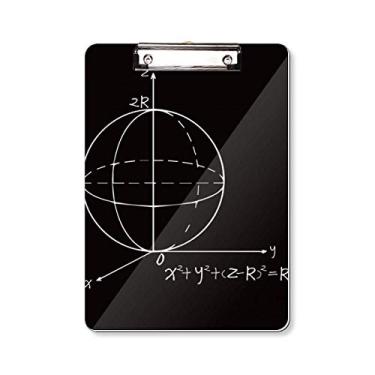 Imagem de Matemática, Kowledge Sphere Equation Clipboard, pasta, bloco de notas A4