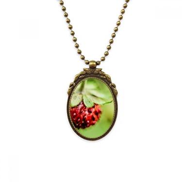 Imagem de DIYthinker Chaveiro com pingente de contas vintage com foto da natureza Fresh Berry Picture