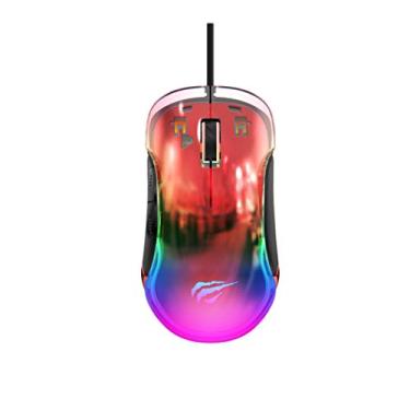 Imagem de Havit Mouse Gamer MS952 Software Dedidcado, Programação de Macros, Com Iluminação RGB, USB, 7 Botões Resoluções: 800-1600-2400-3200-4000-6000-8000 DPI, Chip: PMW3325