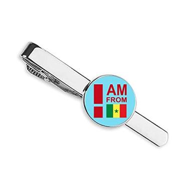 Imagem de Clipe de gravata I Am From Senegal para presente de homem de negócios