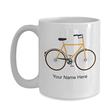 Imagem de Caneca de bicicleta personalizada - ideia de presente de bicicleta - caneca de bicicleta personalizada - caneca de café de 425 g