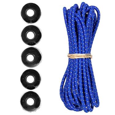 Imagem de Kits de cordas Paracord Planet Ball Bungee – 3,5 m de cabo de choque – para acampamento, eventos, tendas, caminhadas, lonas e usos ao ar livre (azul royal reflexivo)