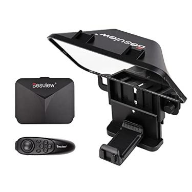 Imagem de Domary T3 atualizado para phone/tablet/câmera DSLR Prompter de teleprompter com adaptador de lente de controle remoto Suporta lente de ângulo ultra grande para fala de palco ao vivo com de vídeo