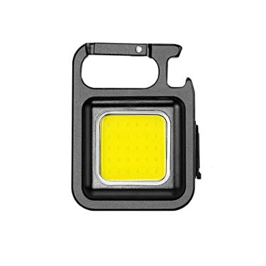 Imagem de Lanternas de Bolso COB Mini chaveiro magnético multifuncional recarregável de 1000 lúmens Luz de trabalho para caminhadas, acampamentos e emergências