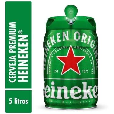 Imagem de Barril De Cerveja Heineken - 5 Litros - Gelagem Rápida