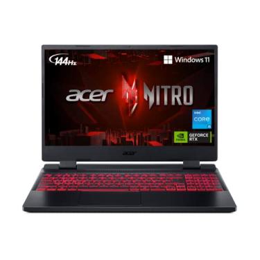 Imagem de Acer Laptop para jogos Nitro 5 AN515-58-525P | Core i5-12500H | GPU para laptop NVIDIA GeForce RTX 3050 | Tela IPS FHD de 15,6" FHD 144Hz | 8GB DDR4 | SSD PCIe Gen 4 512GB | Killer Wi-Fi 6 | Teclado retroiluminado, preto
