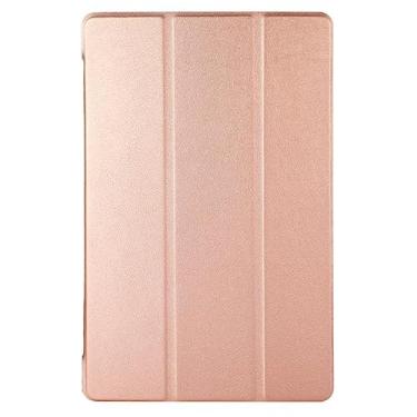 Imagem de Estojo Protetor para Amazon 11" Kindle Fire Max 11 Tablet(13ª geração, Lançada em 2023), Capa Protetora Dobrável Para Tablet Fire 11 Com Função Automática de Despertar/Dormir,Rosa ouro