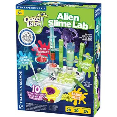 Imagem de Thames & Kosmos Ooze Labs: Alien Slime Lab Science Experiment Kit & Lab Setup, 10 Experiments with Slime | A Parents' Choice Recommended Award Winner