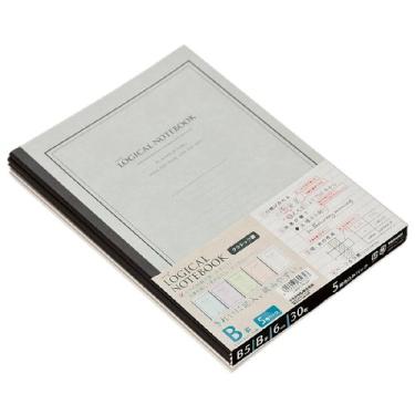 Imagem de Nakabayashi Caderno lógico clássico B507B-5P, pautado B, pacote com 5