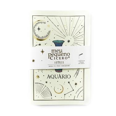 Imagem de Caderneta Meu Pequeno Ciceros Astral Pautado 14X21 Aquário, Cicero
