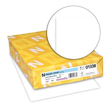 Imagem de Neenah Paper Clássico Crest Laser, Impressão de Jato de Tinta e Papel Multiuso, 21 cm X 28 cm