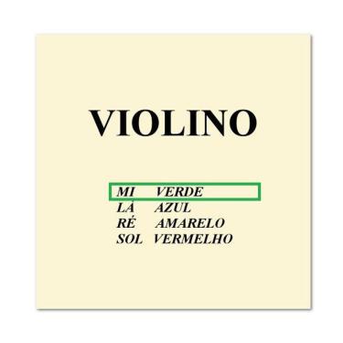 Imagem de Corda Avulsa M Calixto Violino 4/4 Mi Nylon Roxo