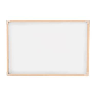 Imagem de Quadro Branco Uv Moldura Madeira Pinus Neo STALO, 60x40
