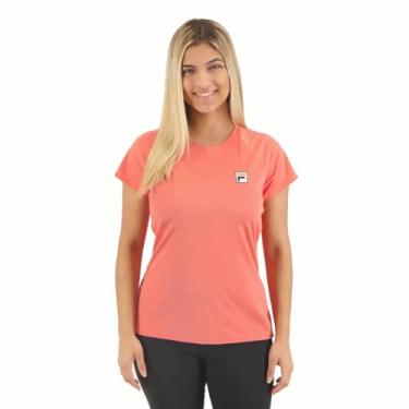 Imagem de Camiseta Fila Tennis Basic Feminina Coral