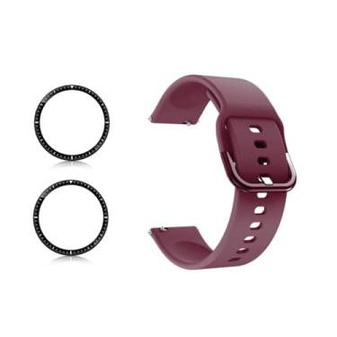 Imagem de Kit Amazfit GTR 3/3 PRO / 2 / 2e (Pulseira) + (Película) Proteção Tela Smartwatch 3D (Vinho)