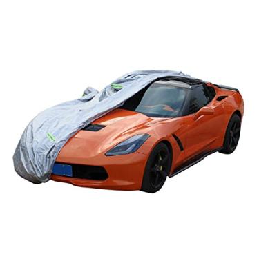 Imagem de Para-brisa de carro, capa de carro, para-sol de carro totalmente traseira para Chevrolet Corvette C7 2014-2019, protetor de viseira solar contra raios UV (capa de carro)