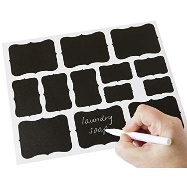 Imagem de Etiquetas para quadro-negro – Etiquetas para giz da Cestari Kitchen – Conjunto de 52 adesivos decorativos para lousa premium variados para organização elegante, decorações de casamento e projetos de artesanato