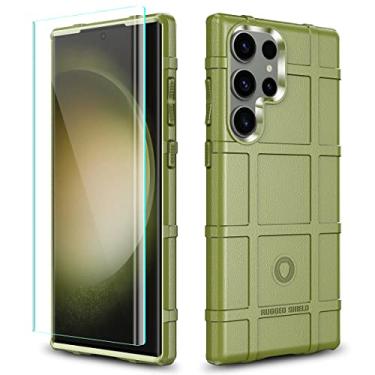 Imagem de LABILUS Capa S23 Ultra, Capa protetora tática de TPU resistente à prova de quedas de 2,4 m compatível com Galaxy S23 Ultra (6,8 polegadas) - Verde exército