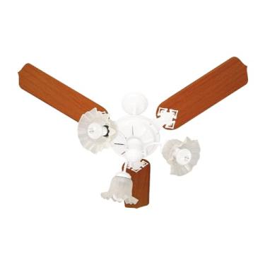 Imagem de Venti-Delta New Beta Ventilador de Teto 3 Velocidades com Luminária 220v Branco/Mogno