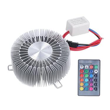 Imagem de Lâmpada de Parede Sun Flower 3W RGB LED Luz de Parede de Alumínio Premium Com Controle Remoto, Luz de 360 ​​graus para Sala de Estar, Quarto, Restaurante