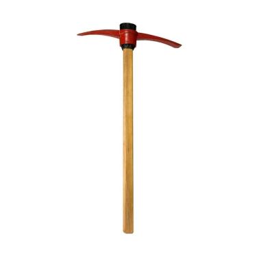 Imagem de Picareta Pá e Ponta Cabo Madeira Encerado Cunha Polietileno