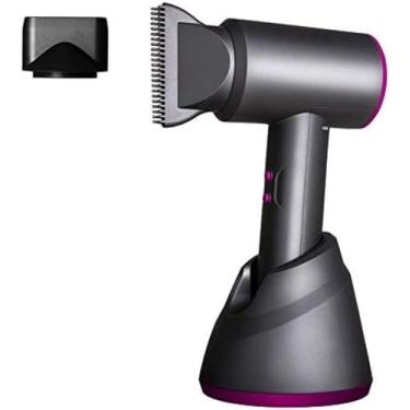 Imagem de Secador de cabelo profissional Secador de cabelo sem fio alimentado por bateria de lítio com vento quente e frio Secadores de cabelo leves ajustáveis ​​de 3 velocidades