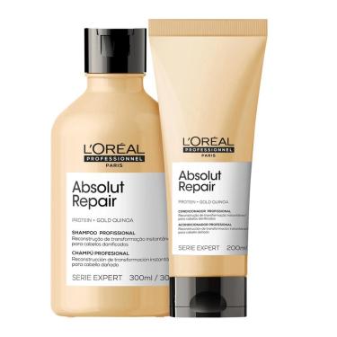 Imagem de Kit Shampoo E Condicionador Loreal Absolut Repair Home Care