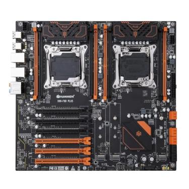 Imagem de Placa-mãe X99 Dual CPU F8D PLUS Intel X99 LGA 2011-3 E5 V3 DDR4 RECC 512 GB M.2 NVME NGFF USB3.0 E-ATX Servidor