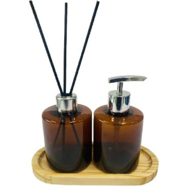 Imagem de Kit Lavabo (Porta Sabonete Líquido + Difusor de Ambiente) - 400ml