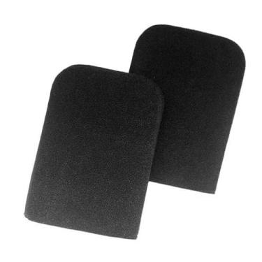 Imagem de Milageto Capas para apoio de pés de cadeira, almofadas para pedais de cadeira, almofada universal de neoprene, conjunto antiderrapante de 2 capas para pedais